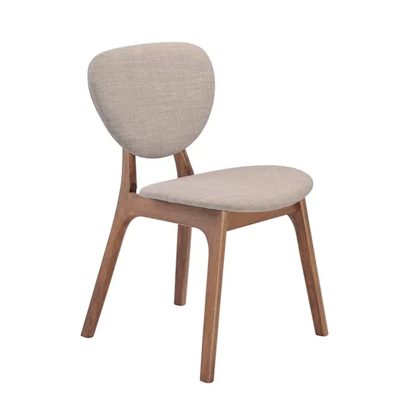 Custom Made Simple Design Fast Food Cafe Shop Restaurant Solid Wood Dining Chair DC-237