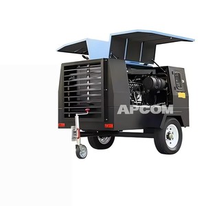 เครื่องอัดอากาศแบบสกรูดีเซล APCOM 18-30 บาร์ 550-1300 CFM แบบติดตั้งบนแท่น - Product Image 2