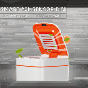 <span class=keywords><strong>Poubelle</strong></span> intelligente portable de 20 L avec désinfection par lumière bleue, capteur automatique, pour la maison, le bureau, la chambre, la salle de bain, la cuisine - Product Image 2
