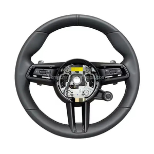 Volante de 3 radios de fibra de carbono y cuero para <span class=keywords><strong>Porsche</strong></span> 718 y Cayenne - Product Image 4
