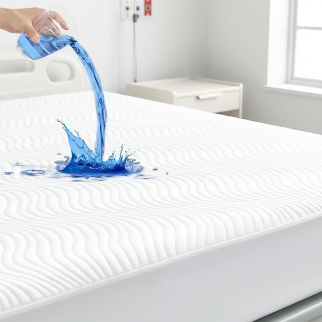Hypoallergenic Cooling Bamboo Soft Waterproof Anti-Pull Knitted Bed Mat Mattress Protector King Size