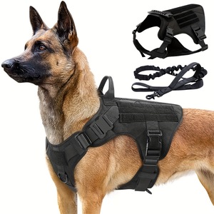 <span class=keywords><strong>Harness</strong></span> Taktis Anjing Besar SinSky Custom, Rompi Nylon Reflektif Hitam, Aksesoris Hewan Peliharaan yang Dapat Dipersonalisasi, Grosir - Product Image 1