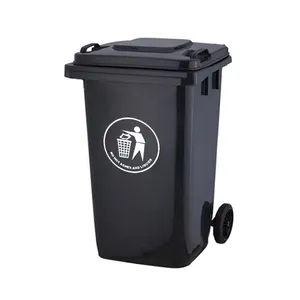 360L lixo bin basureros plástico lixo bin 96 galão lixo bin exterior