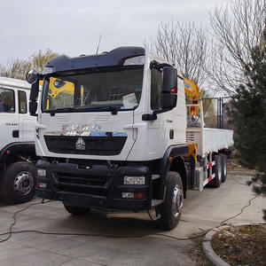 Camión de Carga HOWO TX336 de Servicio Pesado de 10 Ruedas Equipado con Grúa Articulada de 20 Toneladas - Product Image 1
