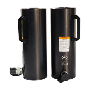 Gato hidráulico de aluminio VIT-W de alta resistencia con capacidad de 100 toneladas y carrera de 50 mm para construcción de puentes y elevación de cargas pesadas - Product Image 1