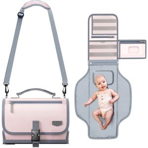 Free sample Lightweight Travel Waterproof Infant Baby Change <b>Mat</b> Baby Bag Diaper Foldable Portable Changing Pad - Product Image 4