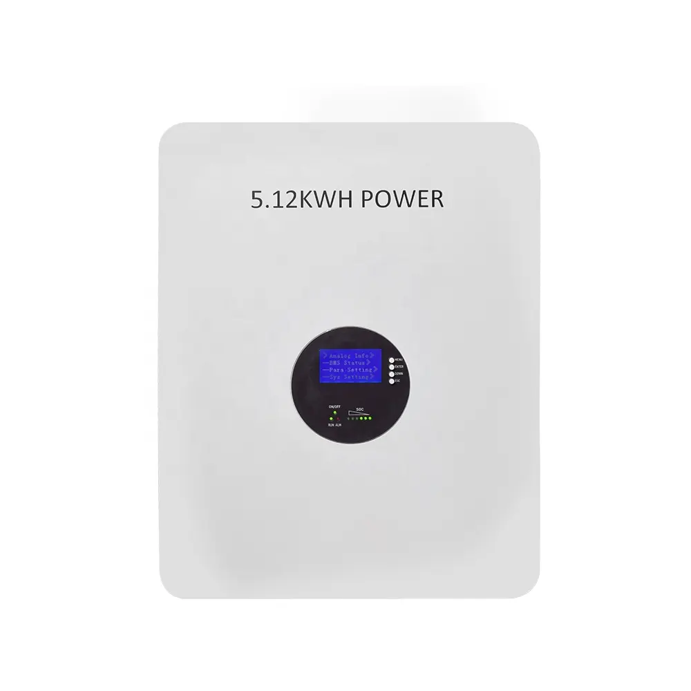 Lpel Hot Sale Kleine Intelligente Power Zonne-Muur Gemonteerde 5.12 Kwh Batterij Voor Thuisgebruikers