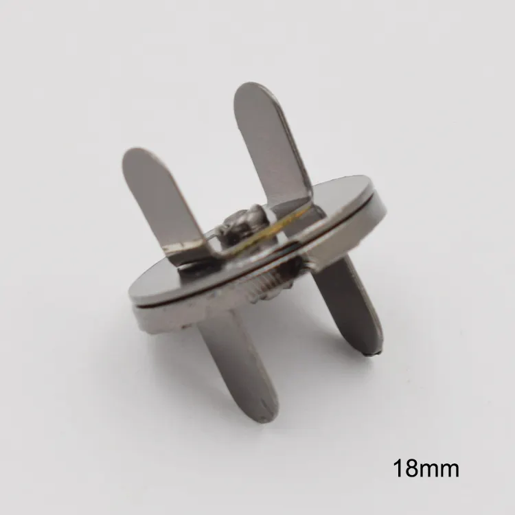 14mm 18mm thin magnetic clasps metal magnets button for bags