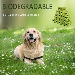 Sac de crottes de chien jetable biodégradable naturel entièrement compostable personnalisé écologique 100% fournitures pour animaux de compagnie d'élimination des déchets - Product Image 6