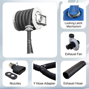 Retractable Exhaust Hose Reel Fume Extraction <strong>Dust</strong> <strong>Collection</strong> <strong>System</strong> - Product Image 2