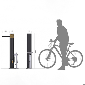 Stations publiques de réparation de main de bicyclette avec les outils et la <span class=keywords><strong>pompe</strong></span> de réparation - Product Image 4