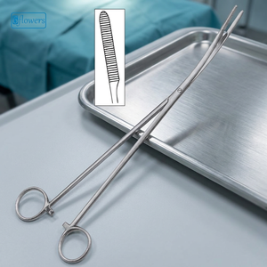 Pinzas de Esponja Pelkmann F6-302 para Cirugía General, Instrumento Quirúrgico Manual con Certificación CE, Clase I, 25 cm - Product Image 2