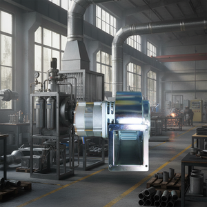 โรโบเทค เครื่องเป่าลมไฟฟ้าใบพัดเหล็กหล่อแรงดันสูง ผลิตในเกาหลี 100% รุ่น TB-105FSS - Product Image 3