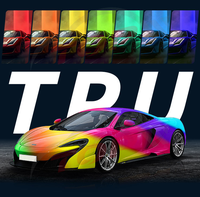 Film de protection de peinture automobile (PPF) en TPU pour carrosserie de véhicule commercial, 7,5 mil, anti-acide et alcalin, auto-réparant, finition mate ou brillante, couleur personnalisée