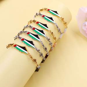 Nouveau personnalisé Palestine carte pendentif <span class=keywords><strong>soutien</strong></span> Palestine solidarité cadeau Anti-guerre Palestine carte cadeau commémoratif en gros - Product Image 1