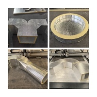 Machine automatique de fabrication de conduits HVAC avec fonctions de découpe et de rainurage en V