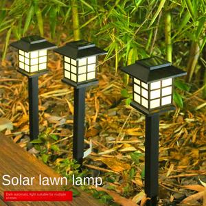 Luz LED de césped para casa pequeña y jardín a prueba de lluvia para exteriores Mini iluminación de plástico con energía solar para Palacio para jardines y espacios pequeños - Product Image 2