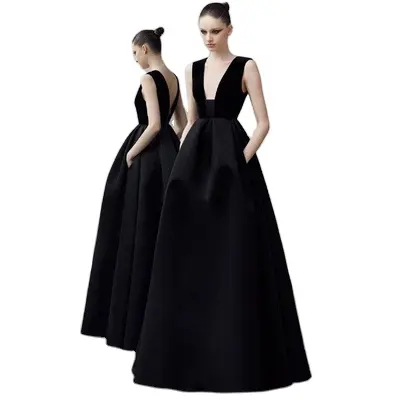 2023 new birthday party host banquet dress temperament long women's dress High-end annual party evening dress slimming female