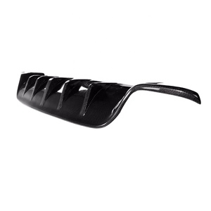 BFB <span class=keywords><strong>Cayenne</strong></span> 958 – Lame de pare-chocs arrière et diffuseur en fibre de carbone, style ajouré, noir carbone, installation avec ruban 3M pour 2014-2017 - Product Image 5