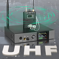 Système de monitoring intra-auriculaire sans fil UHF stéréo K24 professionnel de haute qualité pour la scène, l'enregistrement, la monitoring des batteurs, des chanteurs et des éclésions rythmiques
