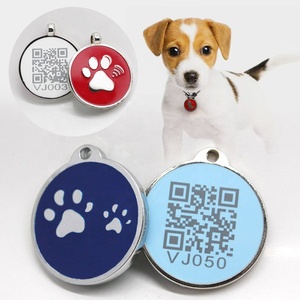 Tùy chỉnh NFC Pet name <span class=keywords><strong>tag</strong></span> cho chó không thấm nước <span class=keywords><strong>RFID</strong></span> 213/215/216 em4305 chip FDX-B mã QR kim loạ<span class=keywords><strong>i</strong></span> in ấn Laser 13.56MHz tần số - Product Image 1