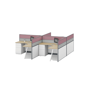 WORKSTATION Executive Office Desk avec section retour et conception de l'autorité de stockage des fichiers pour les équipes de gestion d'entreprise - Product Image 1