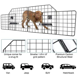 Filet d'isolation pliable <span class=keywords><strong>pour</strong></span> animaux <span class=keywords><strong>de</strong></span> compagnie en <span class=keywords><strong>voiture</strong></span>, barrière <span class=keywords><strong>de</strong></span> sécurité <span class=keywords><strong>pour</strong></span> véhicule, clôture <span class=keywords><strong>de</strong></span> <span class=keywords><strong>coffre</strong></span> <span class=keywords><strong>pour</strong></span> <span class=keywords><strong>chien</strong></span> - Product Image 4
