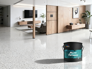 Micro <span class=keywords><strong>Terrazo</strong></span> Pulido, Revestimiento <span class=keywords><strong>de</strong></span> Piso sin Costuras, Material <span class=keywords><strong>de</strong></span> Piso - Hormigón Decorativo Ecológico para Uso Comercial y Residencial - Product Image 1