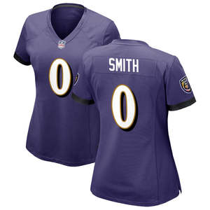 Футболка для американского футбола 2024 Baltimore, женская, взрослая, на заказ, с коротким рукавом, дышащая, из спандекса/хлопка, спортивная одежда, с вышитым логотипом - Product Image 5