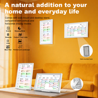 Monitor Táctil Android 14 de 15.6 Pulgadas, FHD 1920x1080, Pantalla Capacitiva Multitáctil con Altavoces, Pantalla Inteligente de Pared
