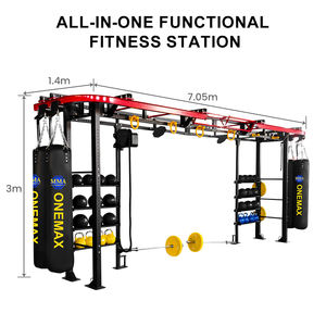 Sistema de Suelo Integrado para Sacos de Arena MMA ONEMAX, Multifuncional, Ahorra Espacio, Ideal para Boxeo, Gimnasio MMA, Fitness y <span class=keywords><strong>CrossFit</strong></span> - Product Image 6