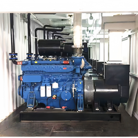 Groupe électrogène au biogaz CCHP 500 kW à prix compétitif, générateur triphasé AC 625 kVA, moteur Weichai 12M26D, AVR pour usine alimentaire