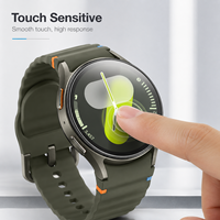 Protection d'écran en verre trempé HD transparent 9H facile à installer avec outil d'alignement pour Samsung Galaxy Watch8 40mm 44mm Classic