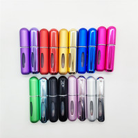 Botol Parfum Isi Ulang 5ml dari Pabrik, Botol Semprot Mini Portabel Isi Ulang, Botol Aluminium Kosong untuk Wadah Kosmetik