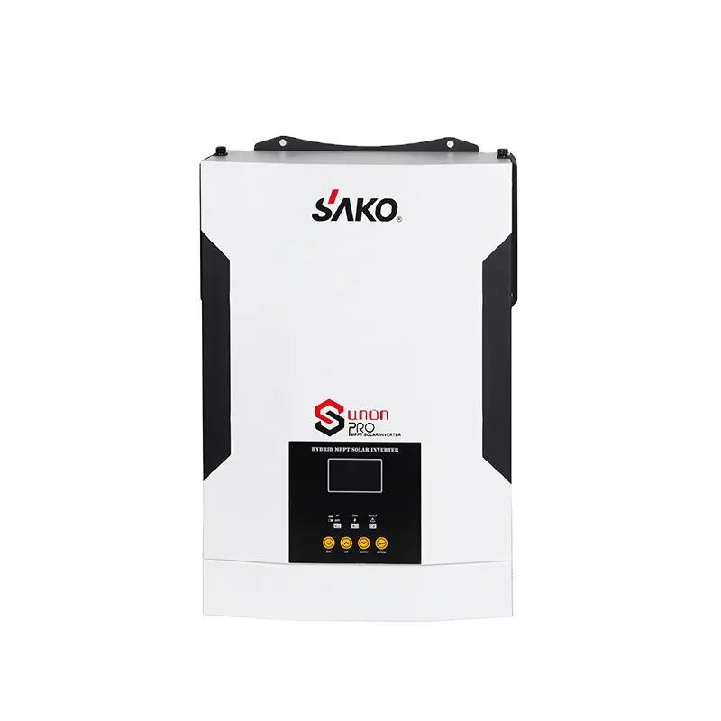 SAKO 2021 New 5.5KW 48V Hybrid Inverter with 100A MPPT Solar Charge Controller Built Inside