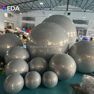 LEDA Factory Price Events Supplies Colorful Shiny Balloon Iridescent Inflatable <b>Mirror</b> <b>Ball</b> for Wedding Party Decoration - Product Image 2