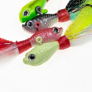 Señuelo de Pesca Personalizable con Cabeza de Jig y Pelo de Ciervo para Pesca en Agua Salada, Señuelos de Pesca con Cabeza de Jig y Pelo de Ciervo - Product Image 5