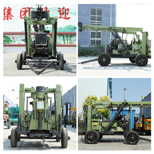 Machine de forage de puits d'eau mobile portable Hengwang Wheel à vendre - Product Image 2