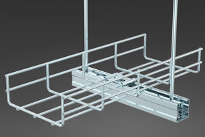 Factory Supplies 200*100 Carbon Steel Galvanized Grid Cable Trays <b>Wire</b> Racks & Cable Ducts for Industrial Construction - Product Image 3