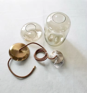 <span class=keywords><strong>Suspension</strong></span> LED en verre torsadé simple pour <span class=keywords><strong>salle</strong></span> à <span class=keywords><strong>manger</strong></span>, chambre, bar, décoration de loft - Product Image 6