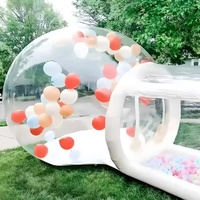 Ballons de fête pour enfants, maison amusante, dôme géant transparent gonflable en cristal, tente à bulles, ballons à bulles gonflables transparents, maison