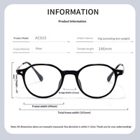 MS 015 Lunettes de vue rondes chic pour femme, branches métalliques modernes, fabrication haut de gamme