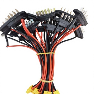 XT60-connector met 14AWG rode en zwarte kabel, het andere uiteinde is een 5-pins aansluiting voor Kugoo V5-batterij, lengte 155 mm - Product Image 1