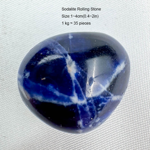 <span class=keywords><strong>Pierre</strong></span> <span class=keywords><strong>roulée</strong></span> en <span class=keywords><strong>sodalite</strong></span> naturelle polie pour la guérison spirituelle - Vente en gros - Product Image 4