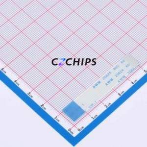 HX FFC-1.0-8P-50mm F FFC Cable (Flexible Flat Cable) P=1mm Connector 8P 1mm 0.3mm Reverse - Product Image 1