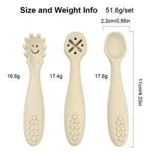 Juego <span class=keywords><strong>de</strong></span> Cucharas <span class=keywords><strong>de</strong></span> Silicona Resistentes al Calor con Mango Largo <span class=keywords><strong>para</strong></span> Bebés, Cucharas <span class=keywords><strong>para</strong></span> Alimentación con Luz LED, <span class=keywords><strong>Cuchara</strong></span> <span class=keywords><strong>para</strong></span> Pasta <span class=keywords><strong>de</strong></span> Arroz <span class=keywords><strong>para</strong></span> Niños Pequeños - Product Image 5