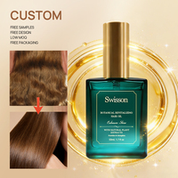 Huile capillaire nourrissante et hydratante végane aux herbes de luxe, parfum naturel longue durée, sérum lissant pour cheveux