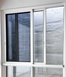Fenêtre coulissante à double vitrage en PVC/UPVC <span class=keywords><strong>pour</strong></span> <span class=keywords><strong>maison</strong></span> et bureau, fenêtre en <span class=keywords><strong>plastique</strong></span> et verre - Product Image 2