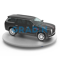 Plateforme tournante électrique personnalisée et économique pour exposition automobile