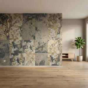 Revestimiento de Piedra Natural Ecológico de Primera Calidad, Superficie Pulida, Diseño Moderno, Bloque de Pizarra para Baño Cortado a Medida, 122x244cm, Rajasthan - Product Image 2